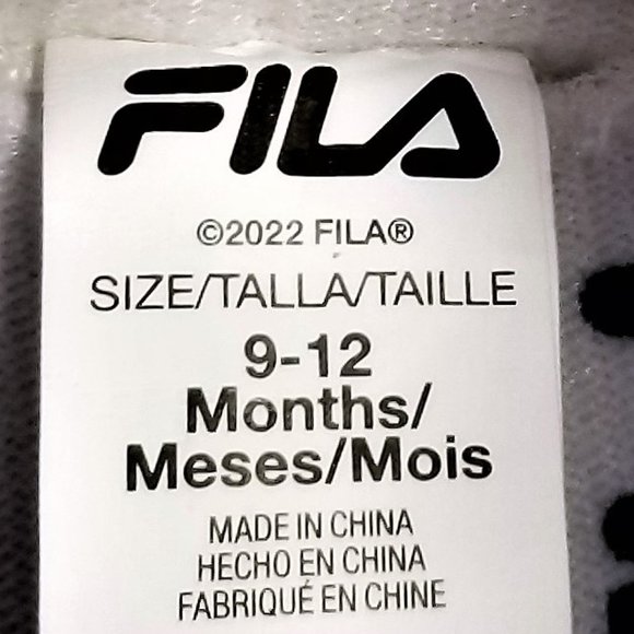 FILA Baby Shoes White 9-12M NWT - Picture 6 of 7
